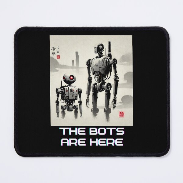 Item preview, Futuristic Humanoid Robot designed and sold by TEEJAMBOREE.