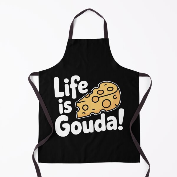 Item preview, Life Is Gouda! Funny Cheese Pun designed and sold by PMCreative.