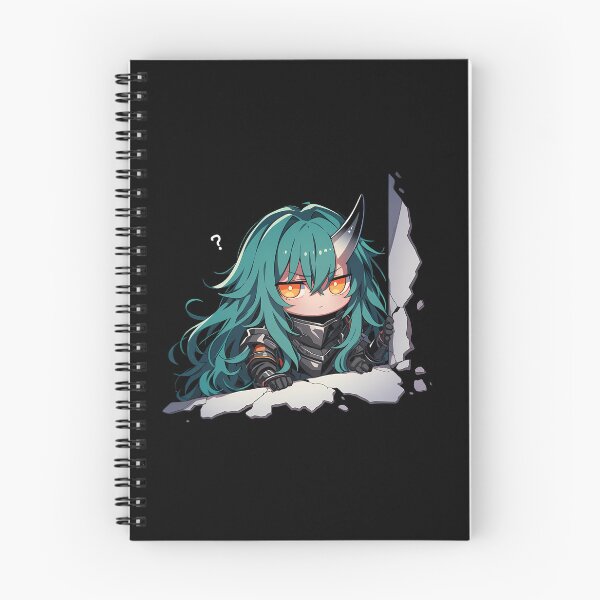 Item preview, Prelude Dawn Hoshiguma Peeking Through Wall Arknights Game Girl Kawaii designed and sold by TorbenKuhano.