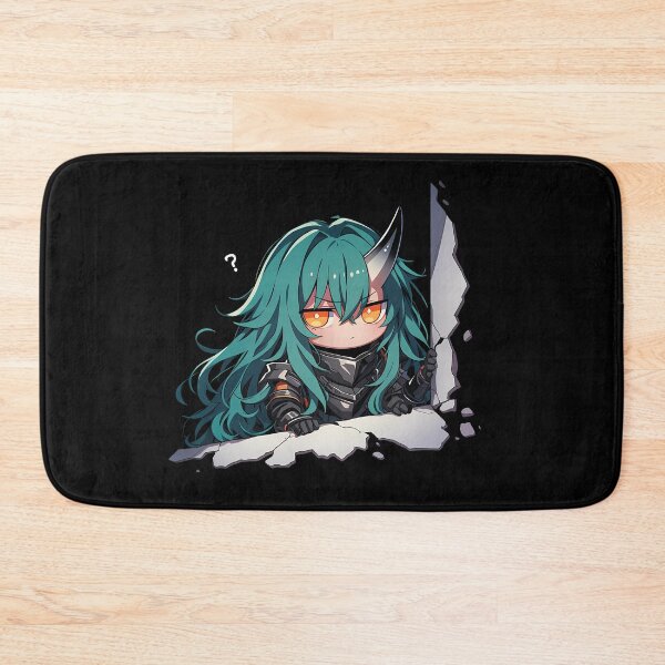 Item preview, Prelude Dawn Hoshiguma Peeking Through Wall Arknights Game Girl Kawaii designed and sold by TorbenKuhano.