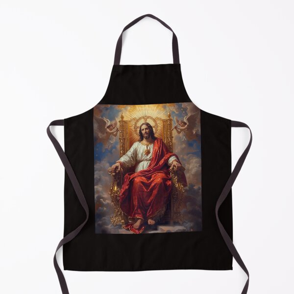 Item preview, Jesus Is King Throne Bright Bold Spiritual Heavenly Scene designed and sold by torildorxop.