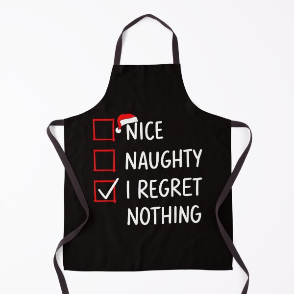 Item preview, Nice Naughty Regret Nothing Funny Bold Christmas Checklist designed and sold by torildorxop.