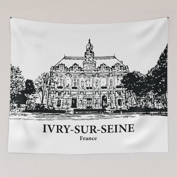Artikelvorschau, Ivry-sur-Seine - Frankreich entworfen und verkauft von Lakeric Cityscapes.