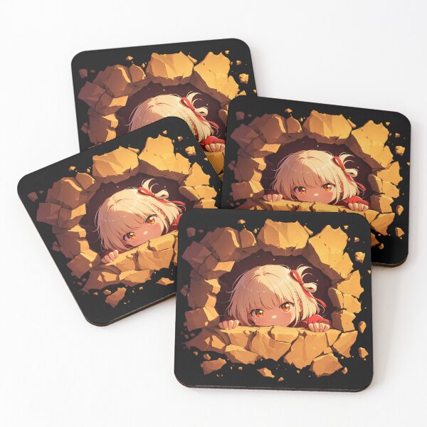 Item preview, Chisato Nishikigi Peeking Cute Girl Lycoris Recoil Anime designed and sold by TorbenKuhano.