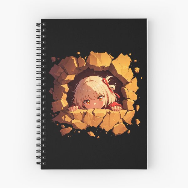 Item preview, Chisato Nishikigi Peeking Cute Girl Lycoris Recoil Anime designed and sold by TorbenKuhano.