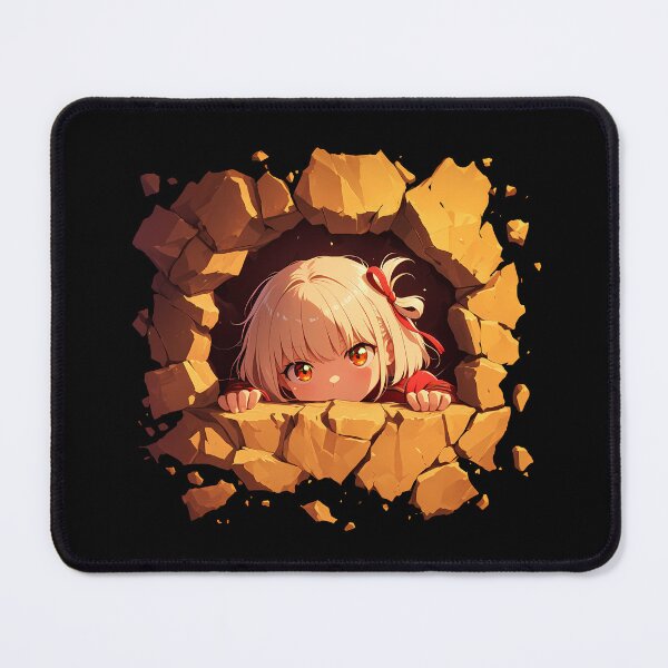 Item preview, Chisato Nishikigi Peeking Cute Girl Lycoris Recoil Anime designed and sold by TorbenKuhano.