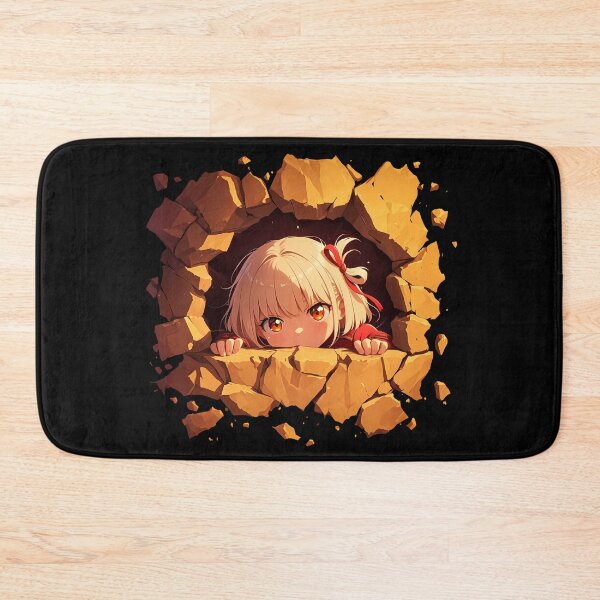 Item preview, Chisato Nishikigi Peeking Cute Girl Lycoris Recoil Anime designed and sold by TorbenKuhano.