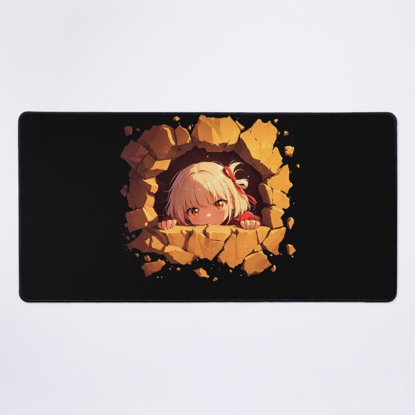 Item preview, Chisato Nishikigi Peeking Cute Girl Lycoris Recoil Anime designed and sold by TorbenKuhano.