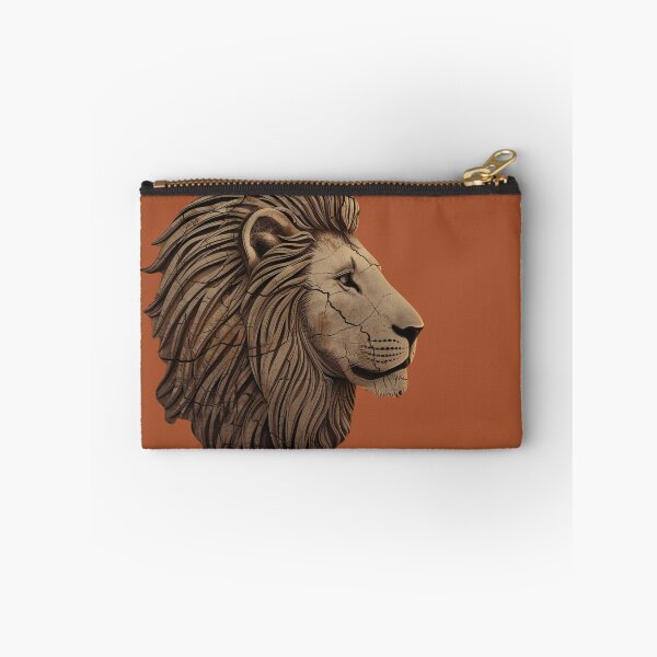 Item preview, Ancestral Lion Relief — Wild Energy Digital Art Print designed and sold by SavannaStrikes.
