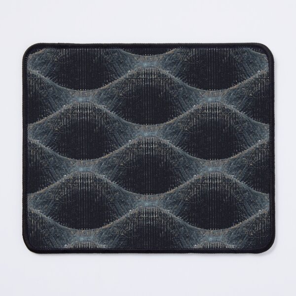 Item preview, Glitter Mesh Wave Pattern Futuristic Dark Aesthetic designed and sold by Trueways.
