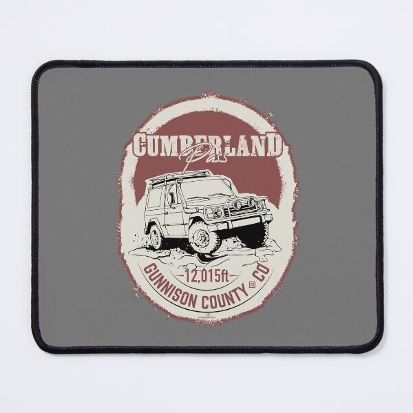 Item preview, Cumberland Pass Gunnison County Colorado 4x4 Motorcycle Sticker T-Shirt 01 designed and sold by OuterShellUK.