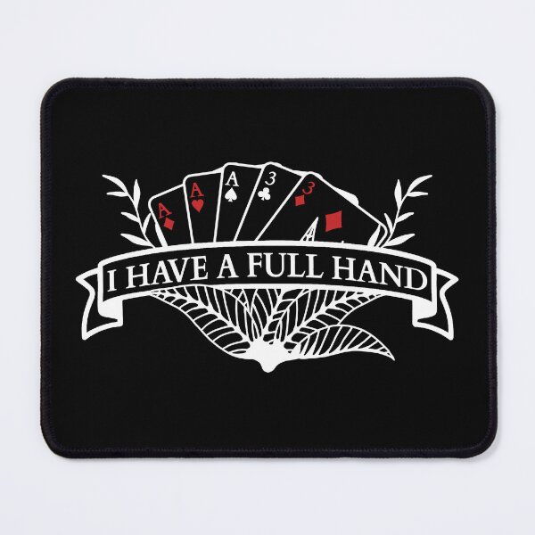 Item preview, Funny Full Hand Poker Design designed and sold by MySimpleFlow.