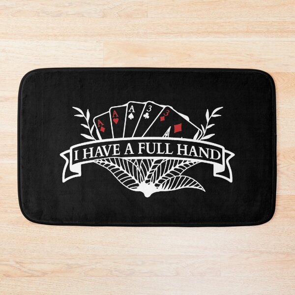 Item preview, Funny Full Hand Poker Design designed and sold by MySimpleFlow.