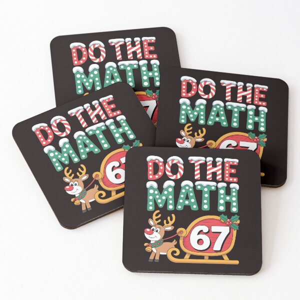 Item preview, Math Teacher Christmas Meme – Do the Math 67 Funny Holiday Design designed and sold by Redgiant87x.