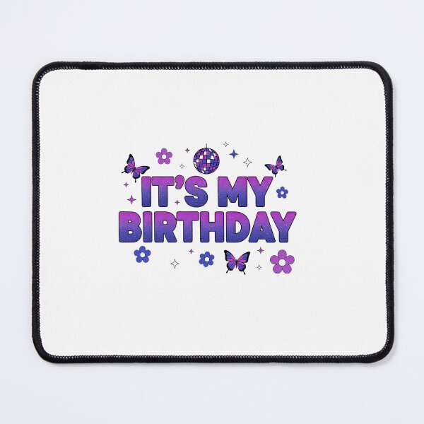 Item preview, Its My Birthday Disco Butterfly Bright Cute Sparkle Scene designed and sold by torildorxop.