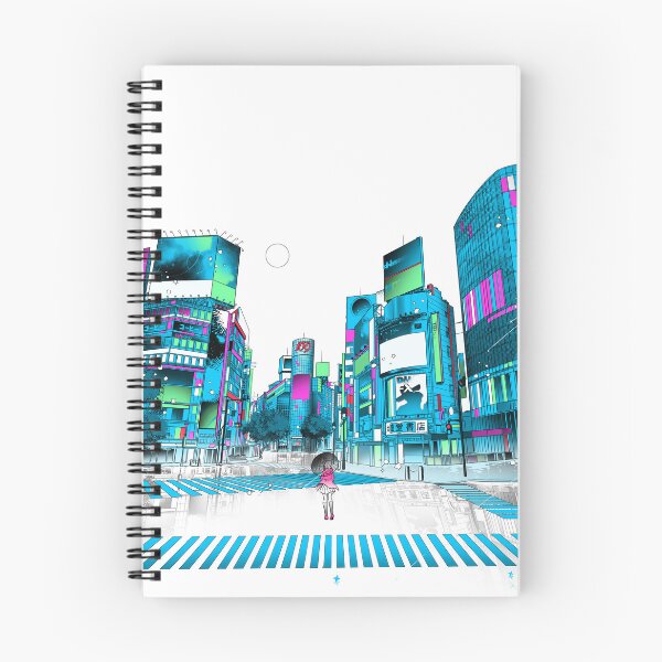 Item preview, Anime Girl Shibuya Scramble Crossing Colour designed and sold by Luminiji.