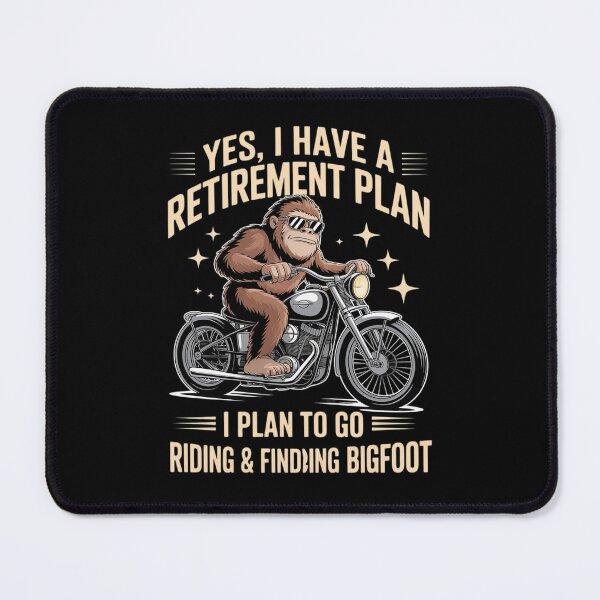 Item preview, Motorcycle Bigfoot Sasquatch Retirement Biker Motorcyclist designed and sold by MathisBellanger.