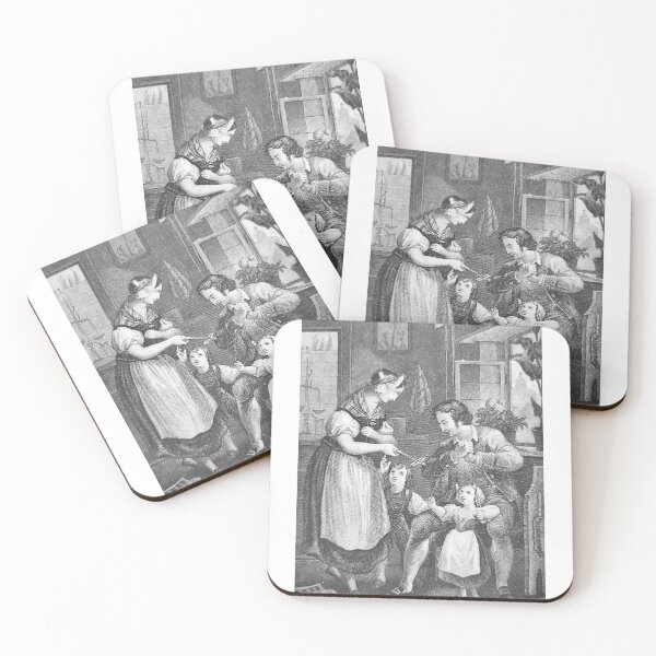 Item preview, 19th Century Book Illustration: Christian Family designed and sold by OldBookish Designs.