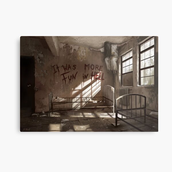 More fun in hell Metal Print