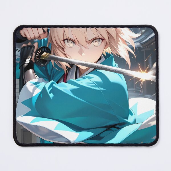 Item preview, Sakura Saber Dynamic Okita Souji Fate Grand Order Spark Battle Samurai Anime Girl Waifu Intensity designed and sold by TorbenKuhano.