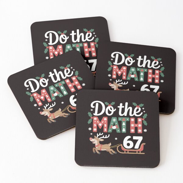 Item preview, Six Seven Meme Christmas Gift - Do the Math 67 Teacher Humor designed and sold by Redgiant87x.