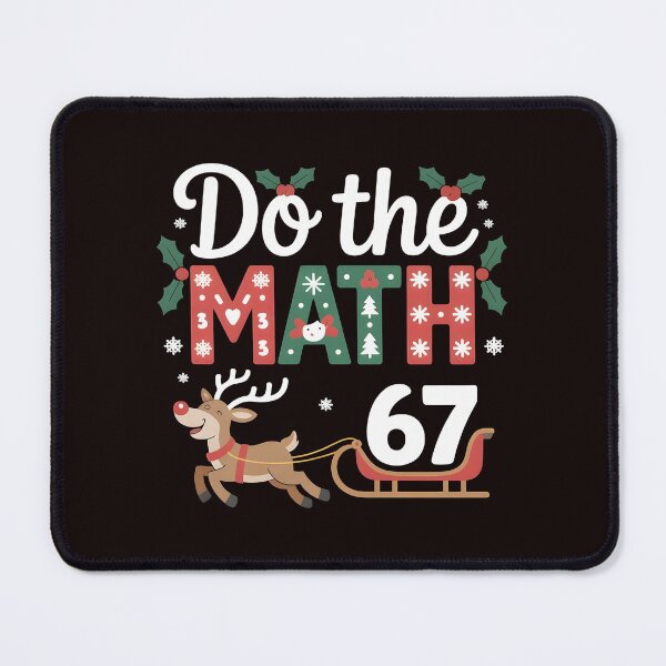 Item preview, Six Seven Meme Christmas Gift - Do the Math 67 Teacher Humor designed and sold by Redgiant87x.