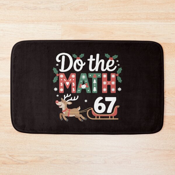 Item preview, Six Seven Meme Christmas Gift - Do the Math 67 Teacher Humor designed and sold by Redgiant87x.