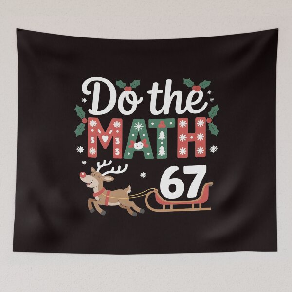 Item preview, Six Seven Meme Christmas Gift - Do the Math 67 Teacher Humor designed and sold by Redgiant87x.
