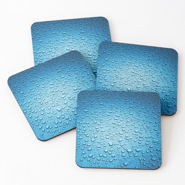 Item preview, Blue Raindrops Abstract designed and sold by HazyApplePhoto.
