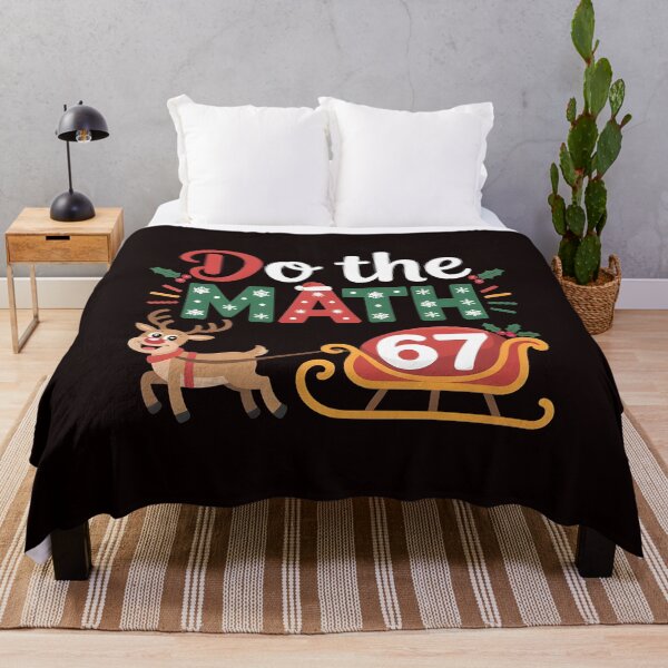Item preview, Funny Math Teacher Christmas Meme – Do the Math 67 Joke designed and sold by Redgiant87x.