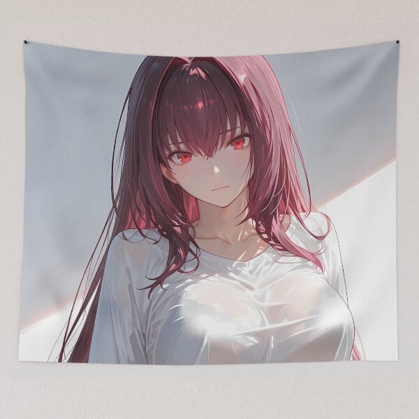 Item preview, Lancer Scathach Sukasaha Fate Grand Order Anime Girl Soft Light Calm Waifu designed and sold by TorbenKuhano.