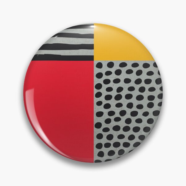Item preview, Scandi Art: Abstract Geometry Red Orange designed and sold by Petra Lang.