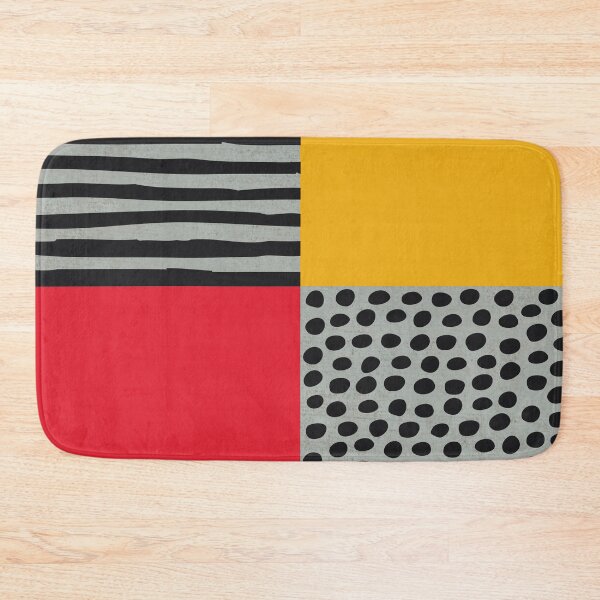 Item preview, Scandi Art: Abstract Geometry Red Orange designed and sold by Petra Lang.