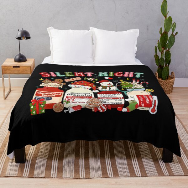 Item preview, Groovy Silent Christmas Night Icu Intensive Care Unit Nurse designed and sold by TamaraIrma.