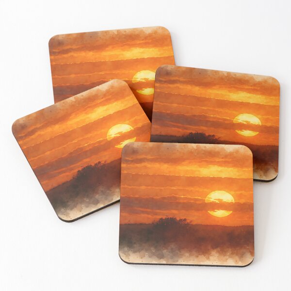 Item preview, Sunset Over the Horizon designed and sold by M.ALK.Watercolor.