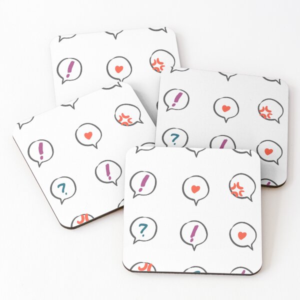Item preview, Comic book speech bubbles with emotions designed and sold by cecilbrews.