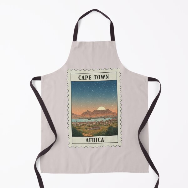 Item preview, Vintage South Africa Vintage Travel Stamp Illustration designed and sold by allaboutstamps.