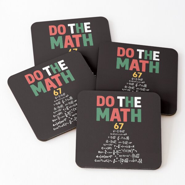 Item preview, Do the Math 67 Xmas Meme - Clever Teacher Humor Gift Idea designed and sold by Redgiant87x.