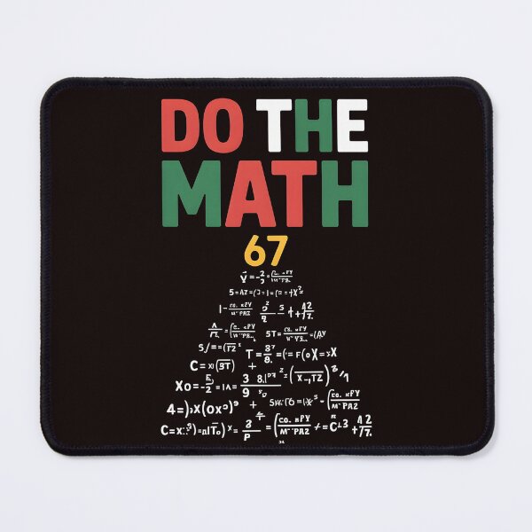 Item preview, Do the Math 67 Xmas Meme - Clever Teacher Humor Gift Idea designed and sold by Redgiant87x.