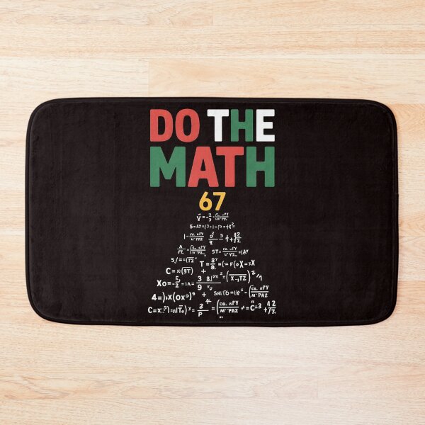 Item preview, Do the Math 67 Xmas Meme - Clever Teacher Humor Gift Idea designed and sold by Redgiant87x.