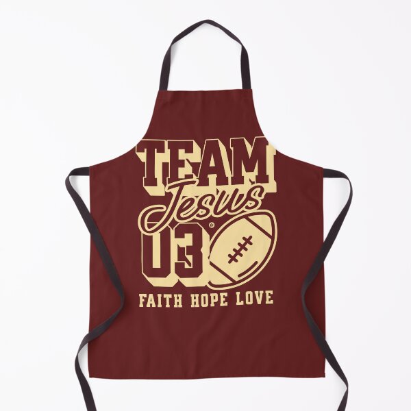 Item preview, Team Jesus football designed and sold by Yuzik.