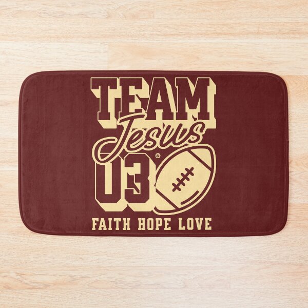 Item preview, Team Jesus football designed and sold by Yuzik.
