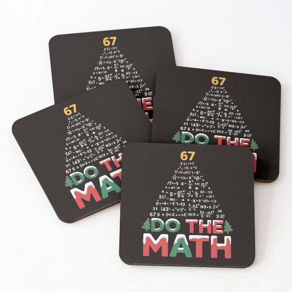 Item preview, Six Seven Meme Holiday Edition – Do the Math 67 Christmas Design designed and sold by Redgiant87x.
