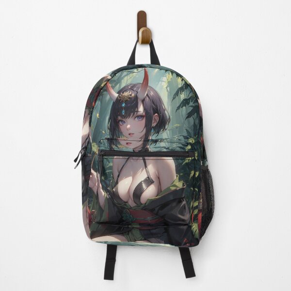 Item preview, Assassin Shuten Douji Fate Grand Order Anime Girl Waifu Oni Fantasy Forest Glow designed and sold by TorbenKuhano.