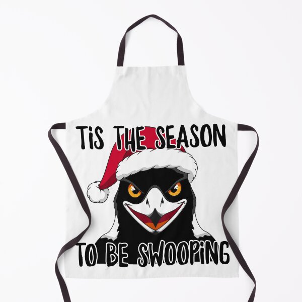 Item preview, “’Tis the Season to Be Swooping” – Funny Australian Magpie Christmas Design designed and sold by aussiemaggieluv.