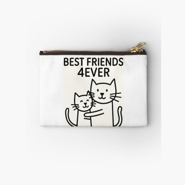 Item preview, Best friends, cartoon stick cats designed and sold by Grimtruths.
