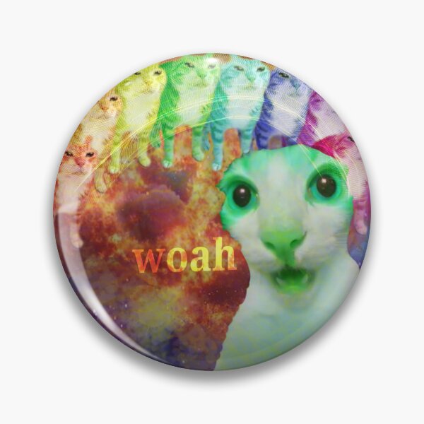 Item preview, woah, bodacious alien cat rainbow explosion in space!! designed and sold by SamG9.