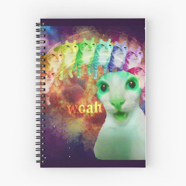 Item preview, woah, bodacious alien cat rainbow explosion in space!! designed and sold by SamG9.