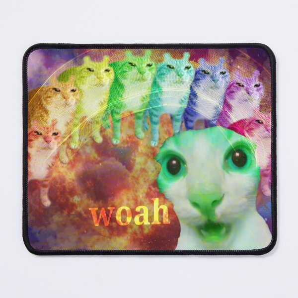 Item preview, woah, bodacious alien cat rainbow explosion in space!! designed and sold by SamG9.