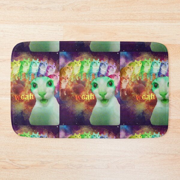 Item preview, woah, bodacious alien cat rainbow explosion in space!! designed and sold by SamG9.